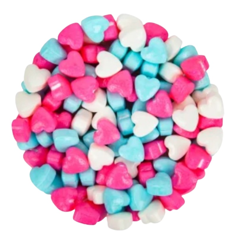 All City Candy Baby Hearts Pressed Candy 3 lb. Bulk Bag