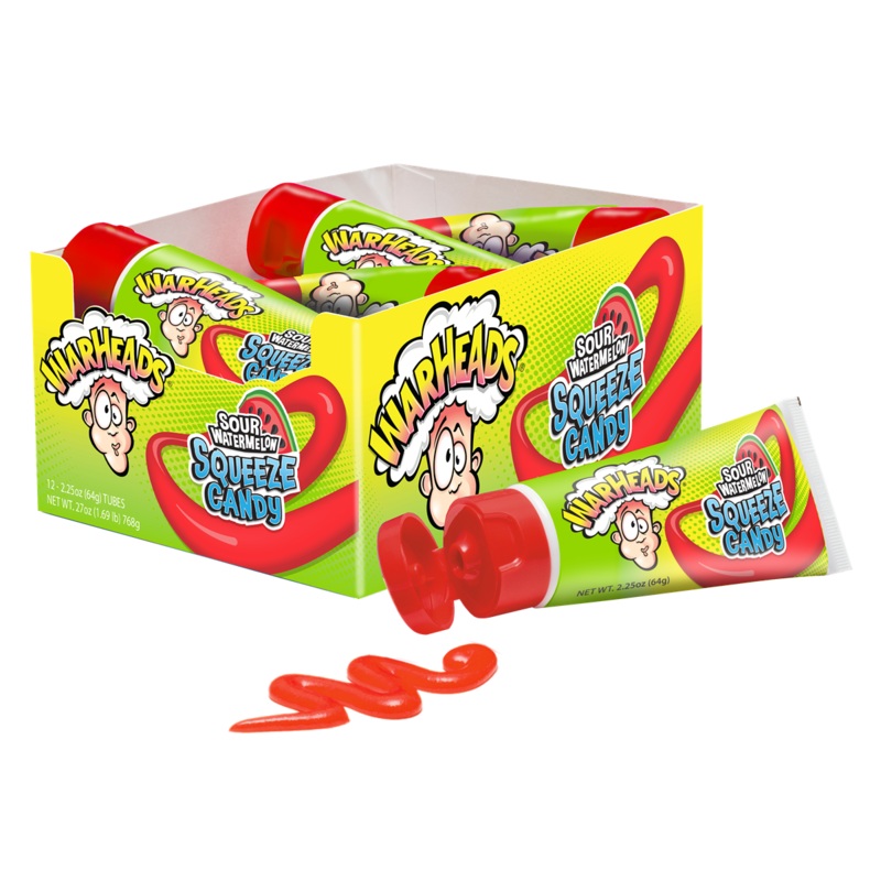 Warheads Sour Watermelon Squeeze - 12/box