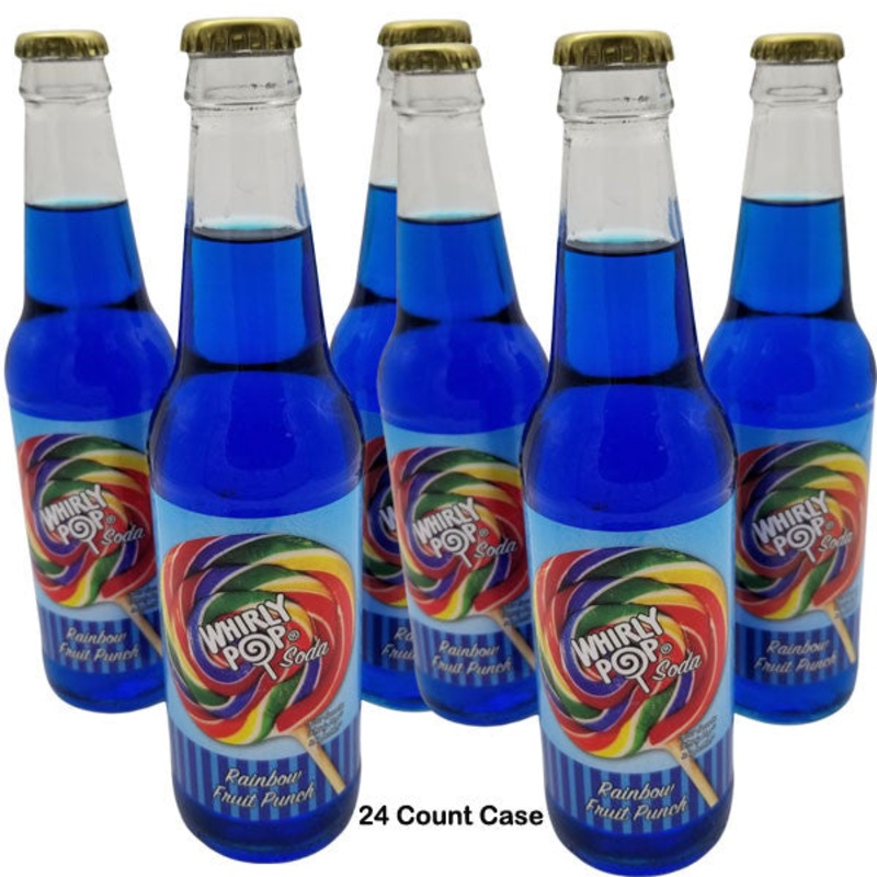 Whirly Pop Soda - Rainbow - 12oz 24 Count