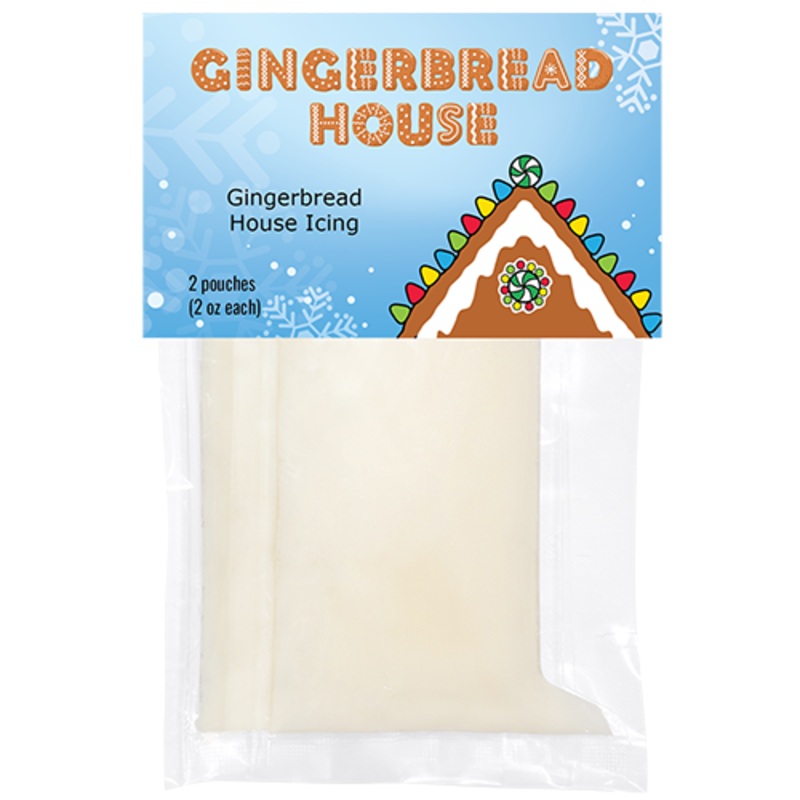 All City Candy Gingerbread House Vanilla Icing 2 oz. Bag Pack of 2