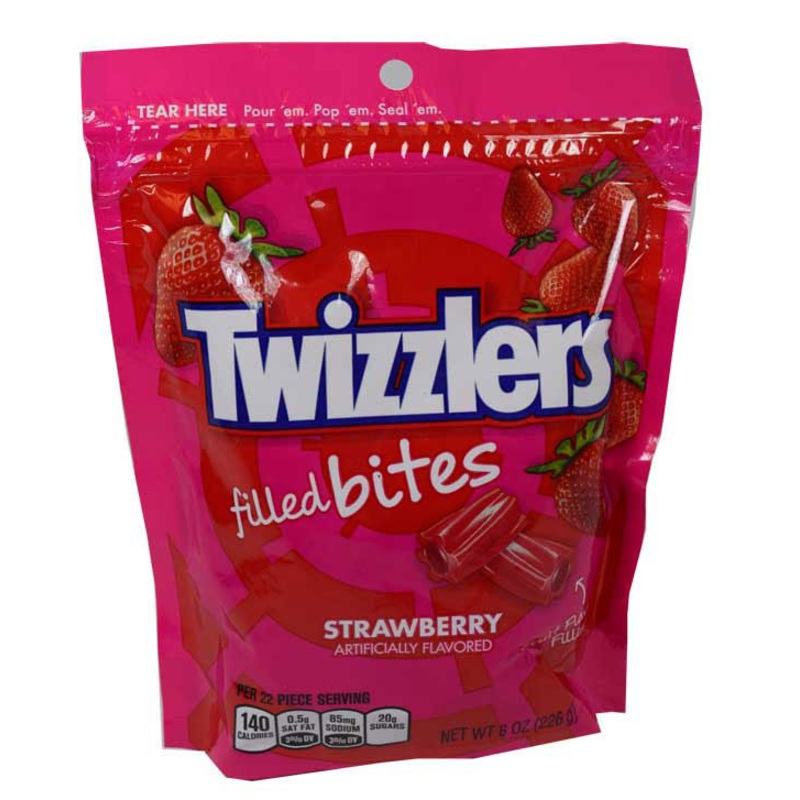 Twizzlers Filled Strawberry Bites 8oz Bag