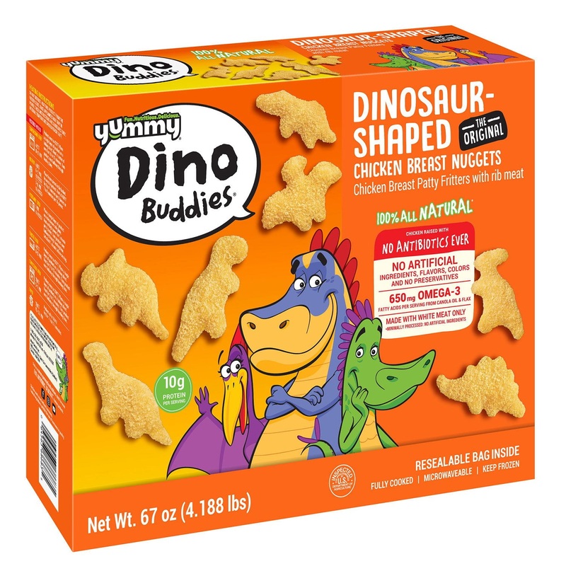 Yummy Dino Buddies Chicken Nuggets, Frozen, 67 oz.