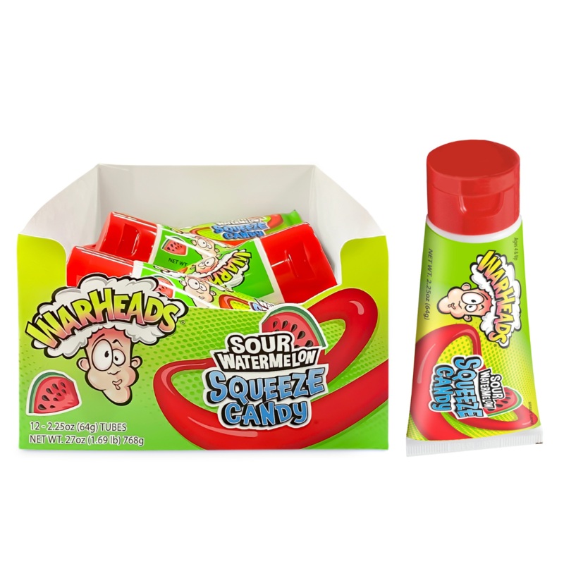 Warheads Sour Watermelon Squeeze Candy - 2.25oz / 12ct