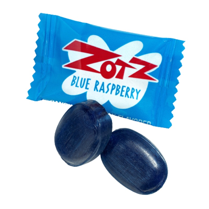 Zotz Blue Raspberry 46 Count Bag