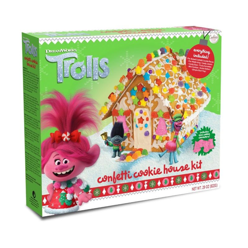 Trolls Confetti Cookie House Kit - 29oz