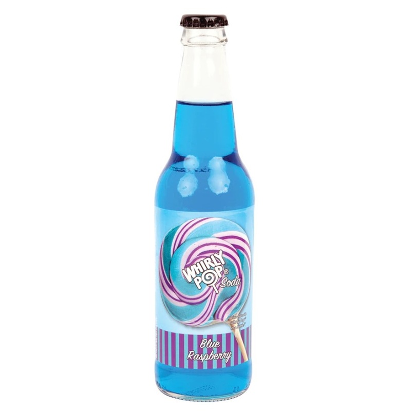Whirly Pop Soda Blue Raspberry 12oz 24ct