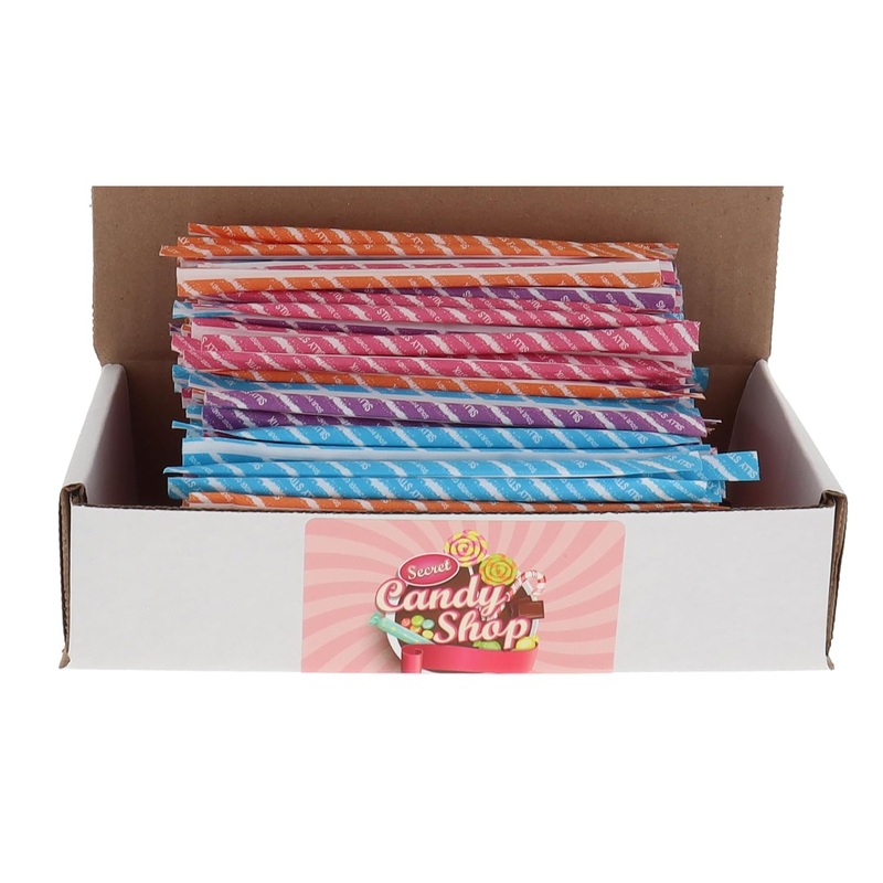 World's Silly Pixy Stix Sour Filled Candy Straws