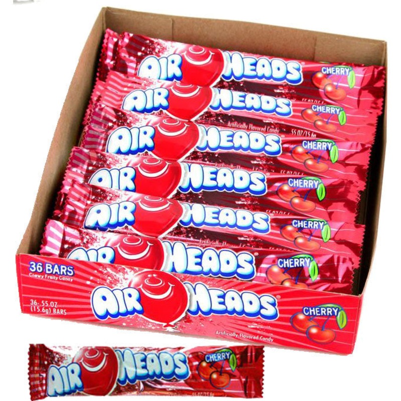 Airheads Cherry Taffy - 0.55oz / 36ct