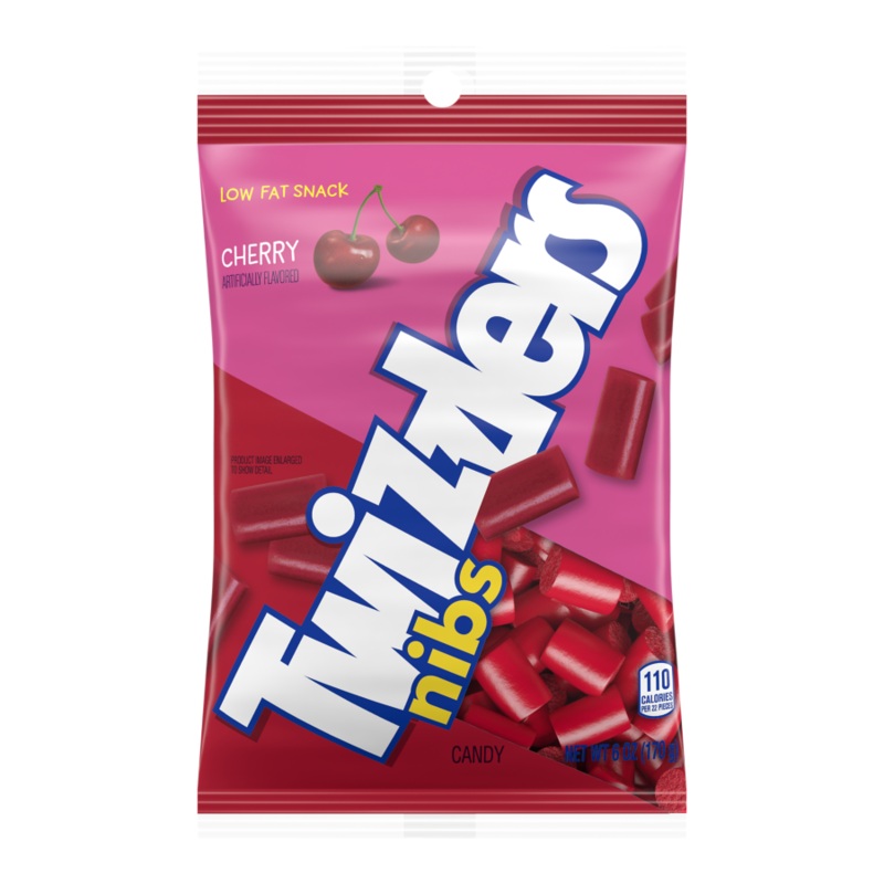 Twizzlers Nibs Cherry Licorice Candy Bits - 6-oz. Bag