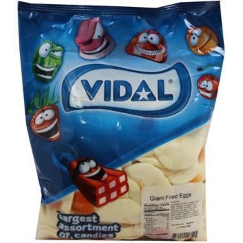 Vidal Giant Fried Egg Gummi -4.4/lb
