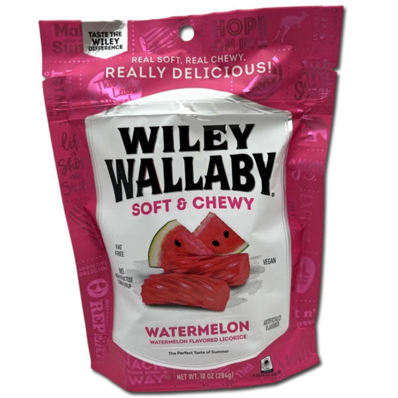 Wiley Wallaby Soft & Chewy Watermelon Licorice - 10oz