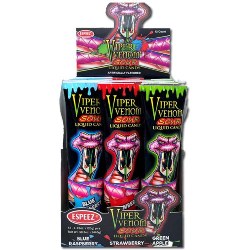 Viper Venom Sour Liquid Candy - 12ct