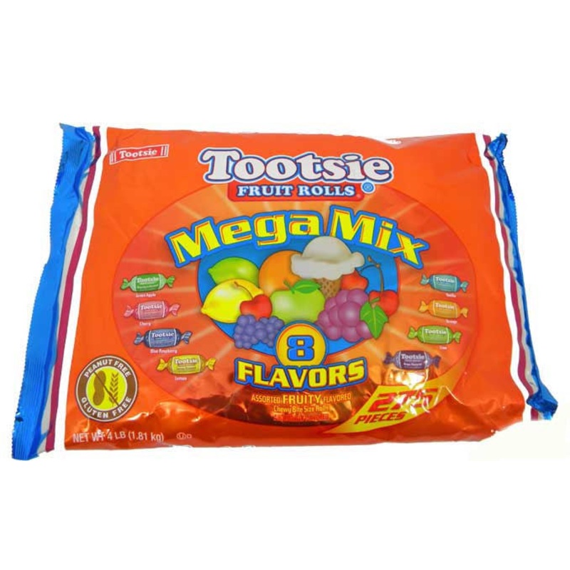 Tootsie Mini Fruit Rolls Mega Mix 275 Count