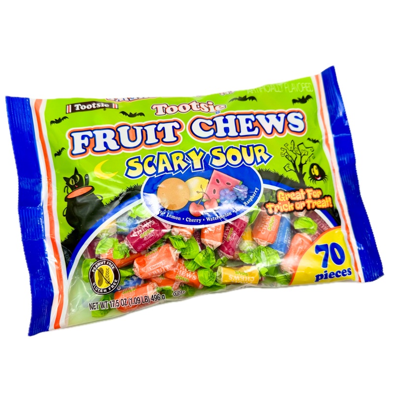 Tootsie Scary Sour Fruit Chews - 17.5oz