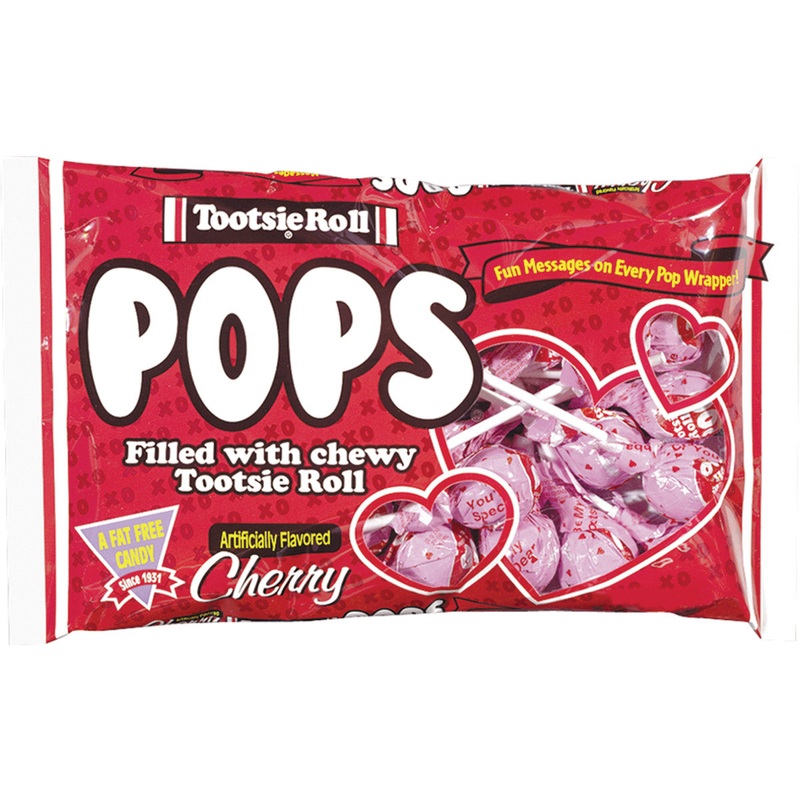 Valentine Tootsie Pops - 9.6-oz. Bag