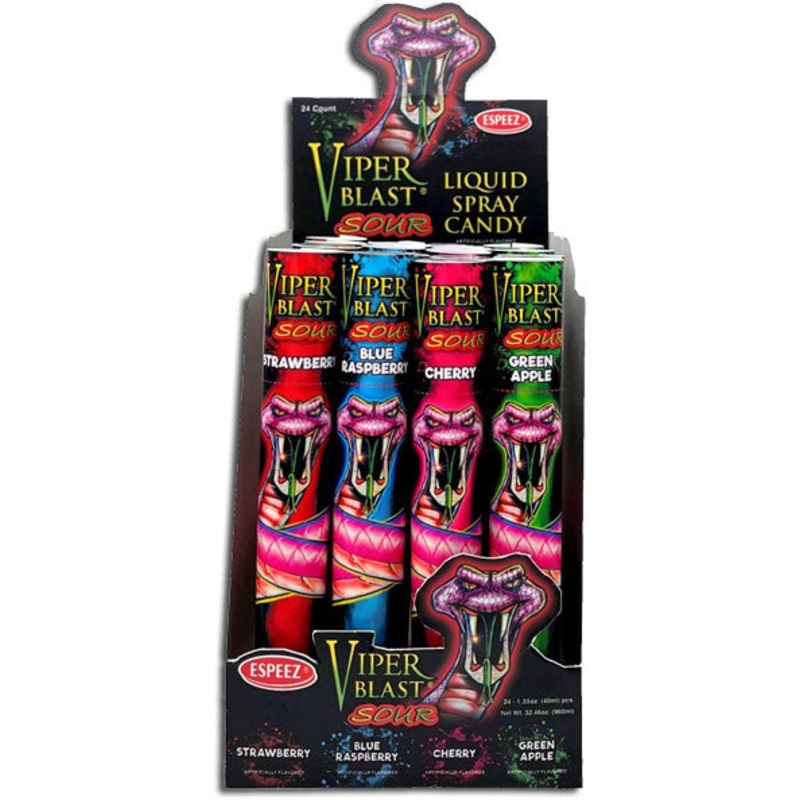 Viper Blast Sour Spray Candy - 24ct