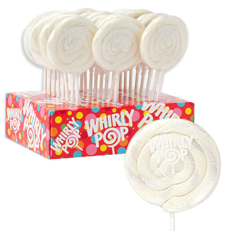 Whirly Pops White 24 Count Adams & Brooks