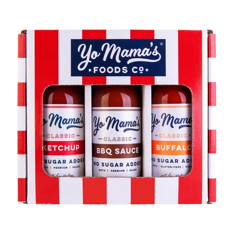 Yo Mamas Foods Keto Condiments Variety Pack, 42 oz.