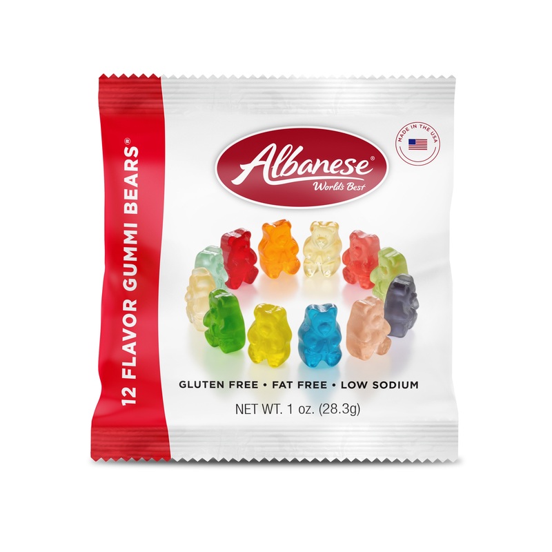 ALBANESE 12 FLAVORED GUMMI BEAR FUN SIZE PACKS