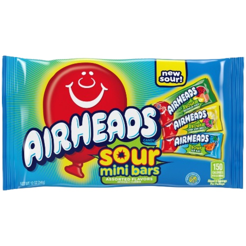 Airheads Assorted Sour Mini Bars