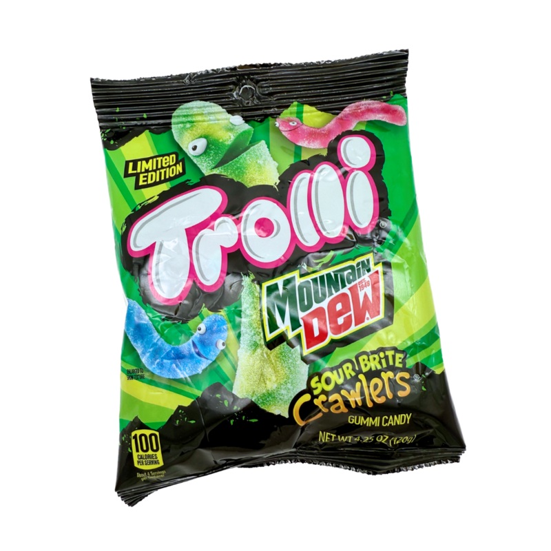 Trolli Mountain Dew Sour Brite Crawlers - 4.25oz