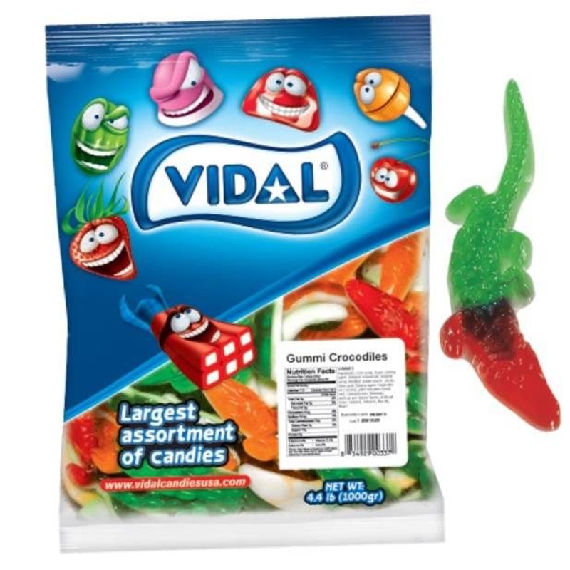 Vidal Gummi Crocodiles 4.4lb