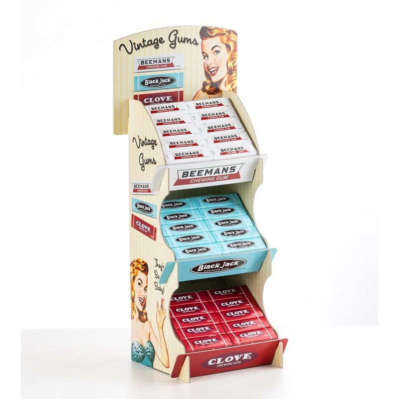VINTAGE GUMS COUNTER TOP DISPLAY
