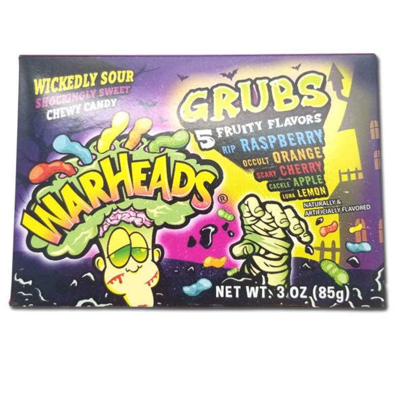 Warheads Halloween Grubs 3oz Box