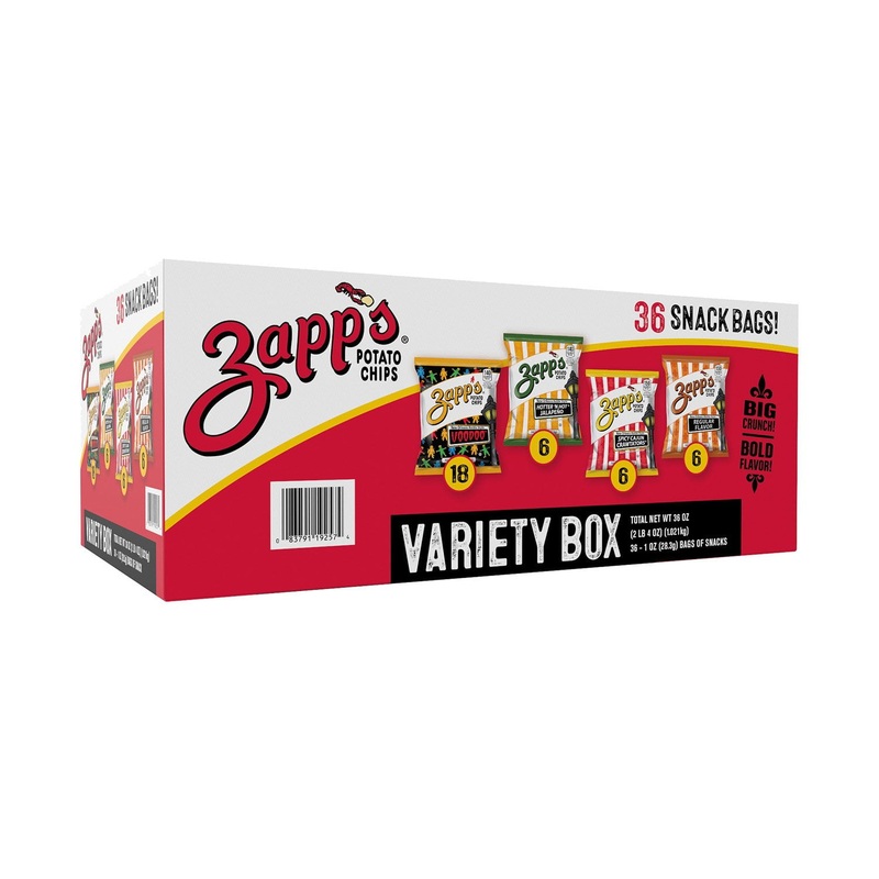 Zapp's Variety Pack Potato Chips, 1 oz., 36 pk.