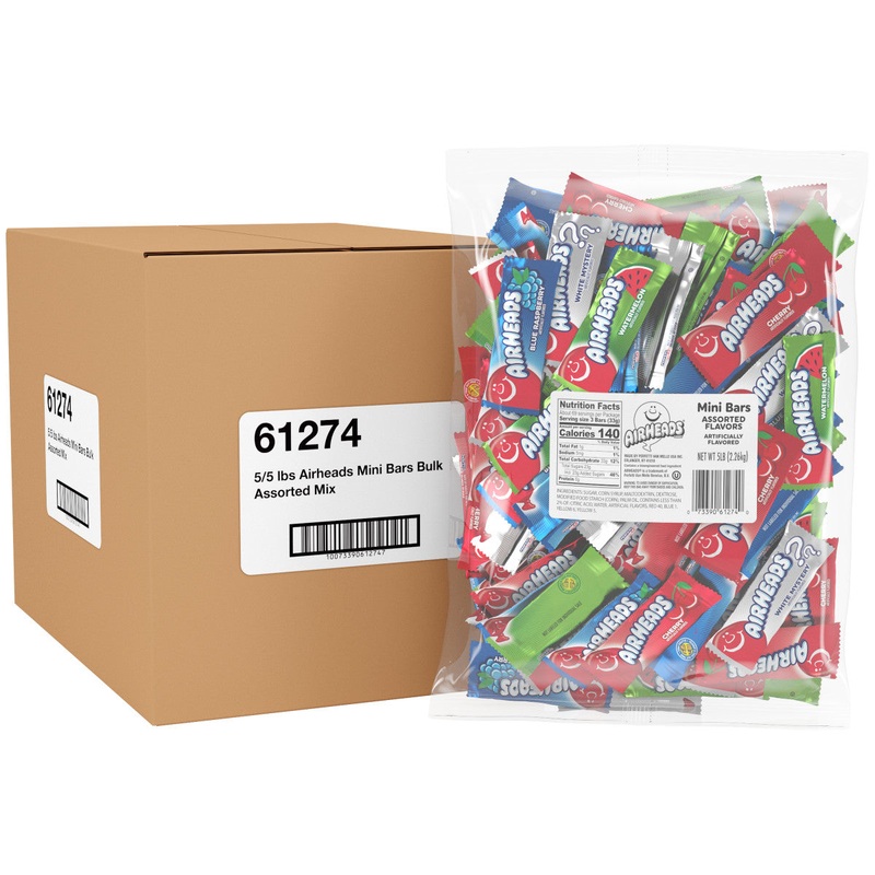Airheads Bulk Mini Bars Assorted 25lb