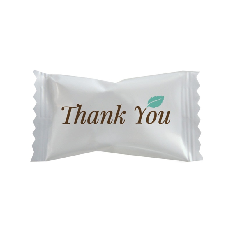 "Thank You" Themed Wrapped Buttermints - 14 oz Bag
