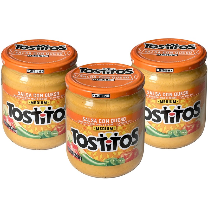 Tostitos Salsa Con Queso, Medium, 15.5 oz., 3 ct.