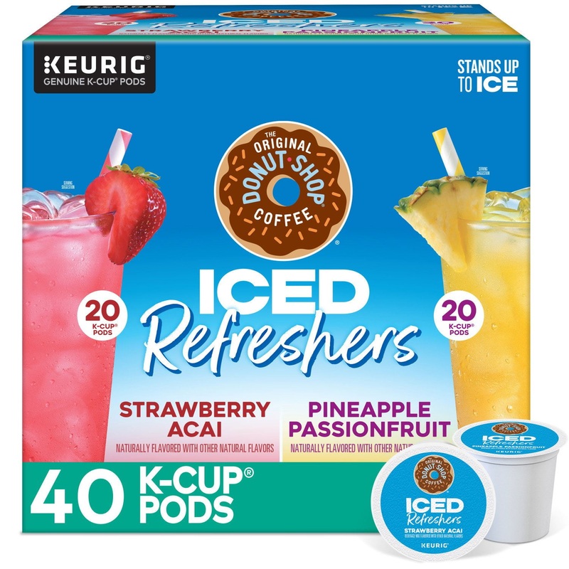 The Original Donut Shop Iced Refreshers, Variety Pack, 40 ct.
