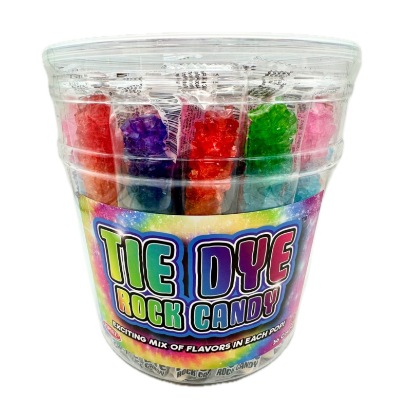 Tie Dye Rock Candy - 36ct