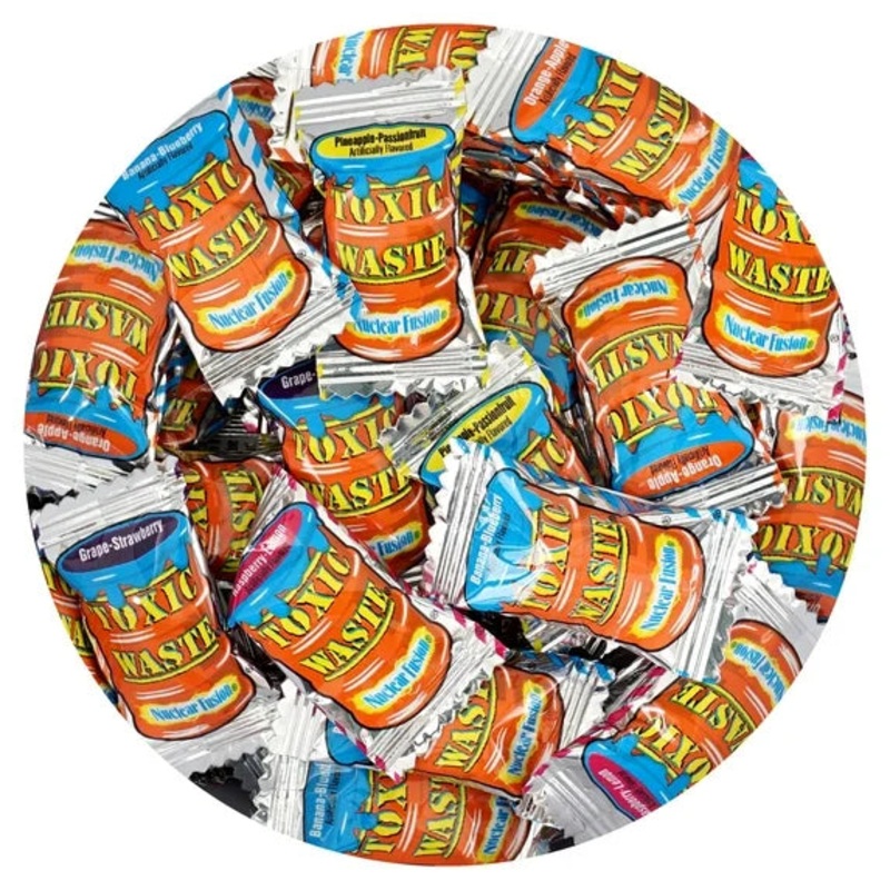 Toxic Waste Nuclear Fusion Sour Candy (Individually Wrapped) Bulk
