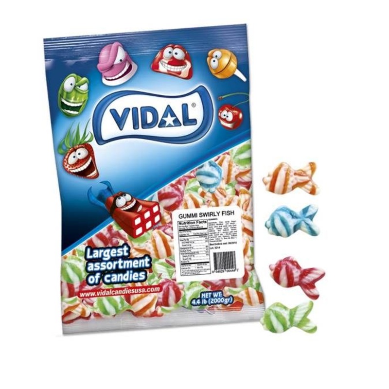 Vidal Gummi Swirly Fish 4.4lb