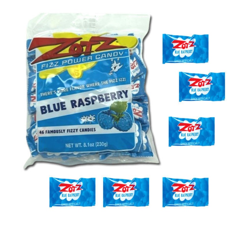 Zotz Blue Raspberry 46 Count Singles