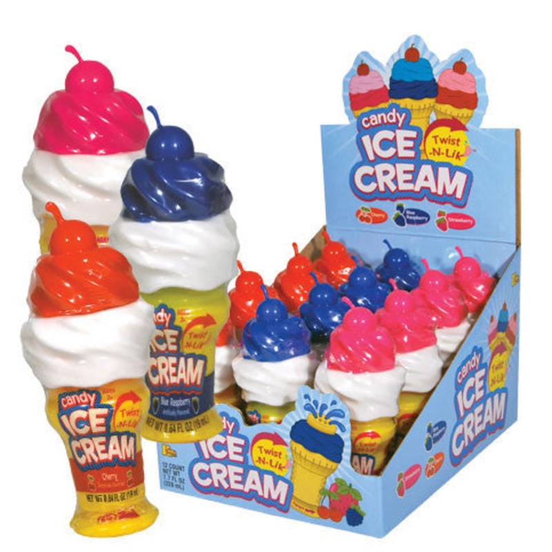 Twist N Lik Cone With Candy Liquid 12 Count