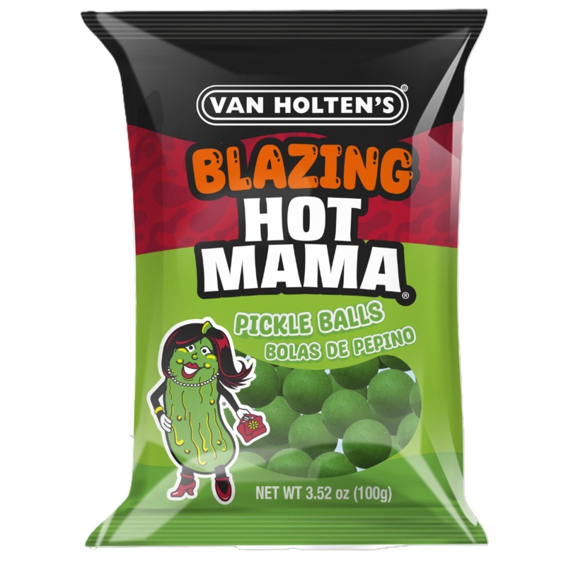 Van Holten's Blazing Hot Mama Pickle Balls - 3.52oz