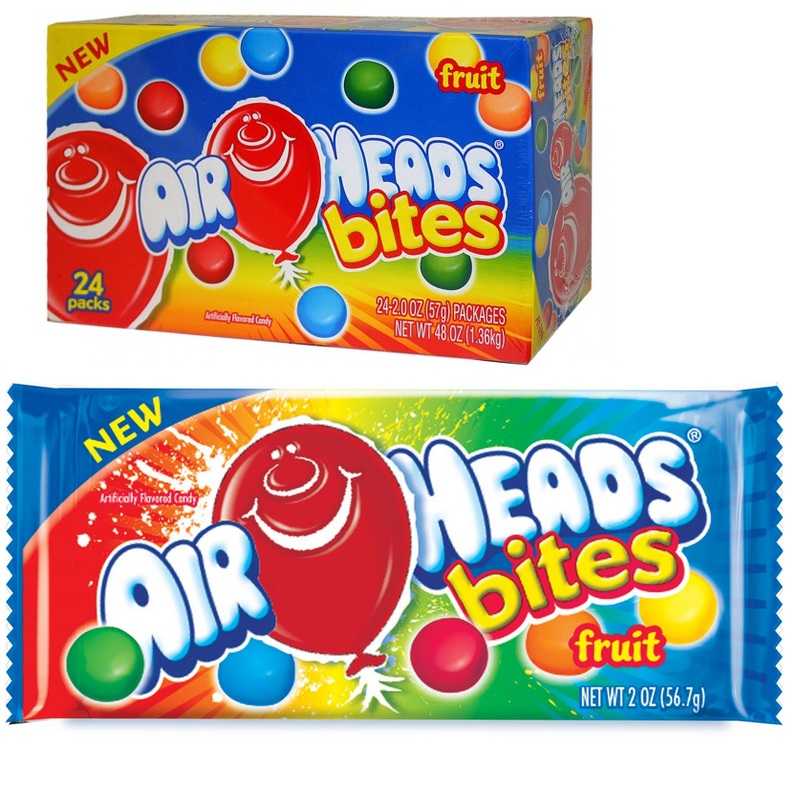 Van Melle Airhead Bites Fruit 18ct