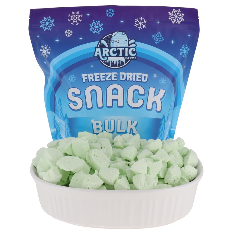 Arctic Farms Freeze Dried Ice Cream Bits Bulk - Does Not Melt (Pistachio) (1Lb)