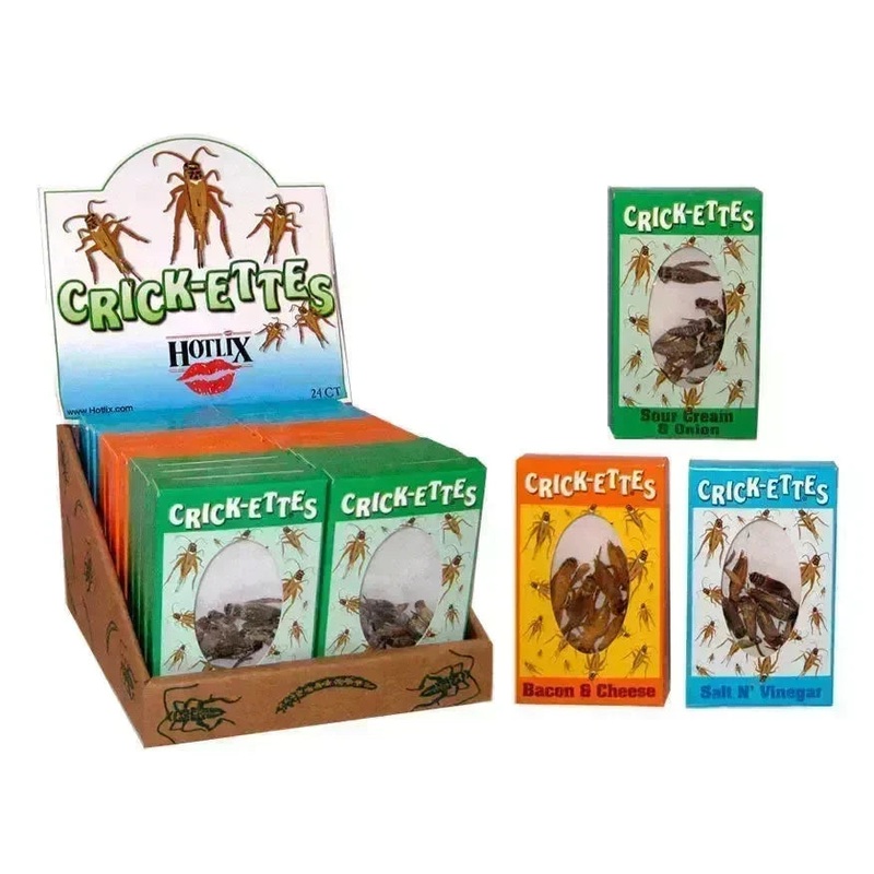 Crickets Snack Packs - 3 Flavor: 24-Piece Box