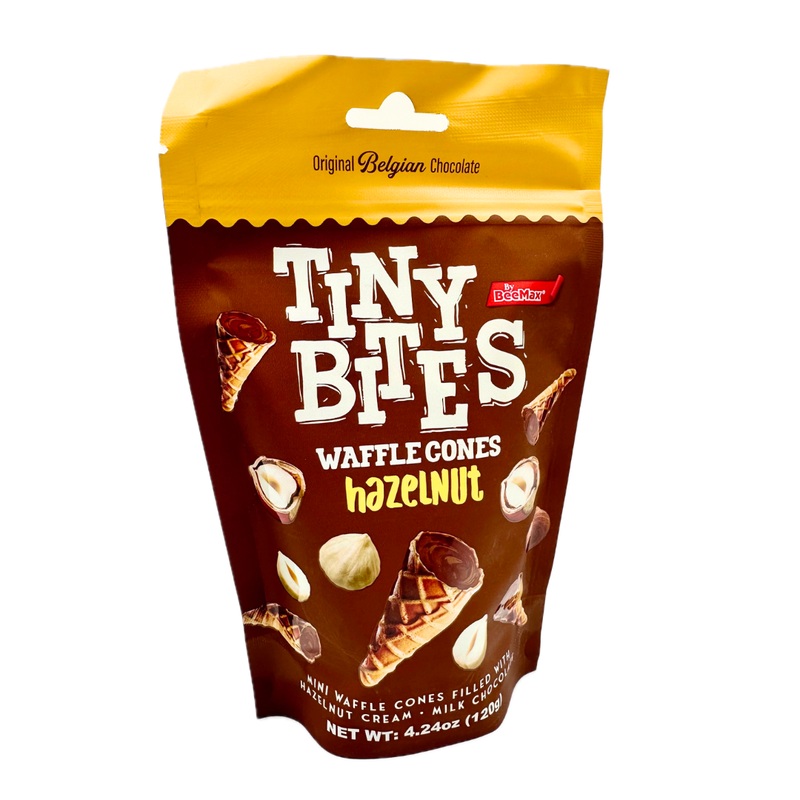 Tiny Bites Mini Hazelnut Waffle Cones - 4.24oz