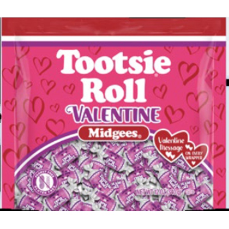 Tootsie Roll Valentines Midgee 12 oz. Bag