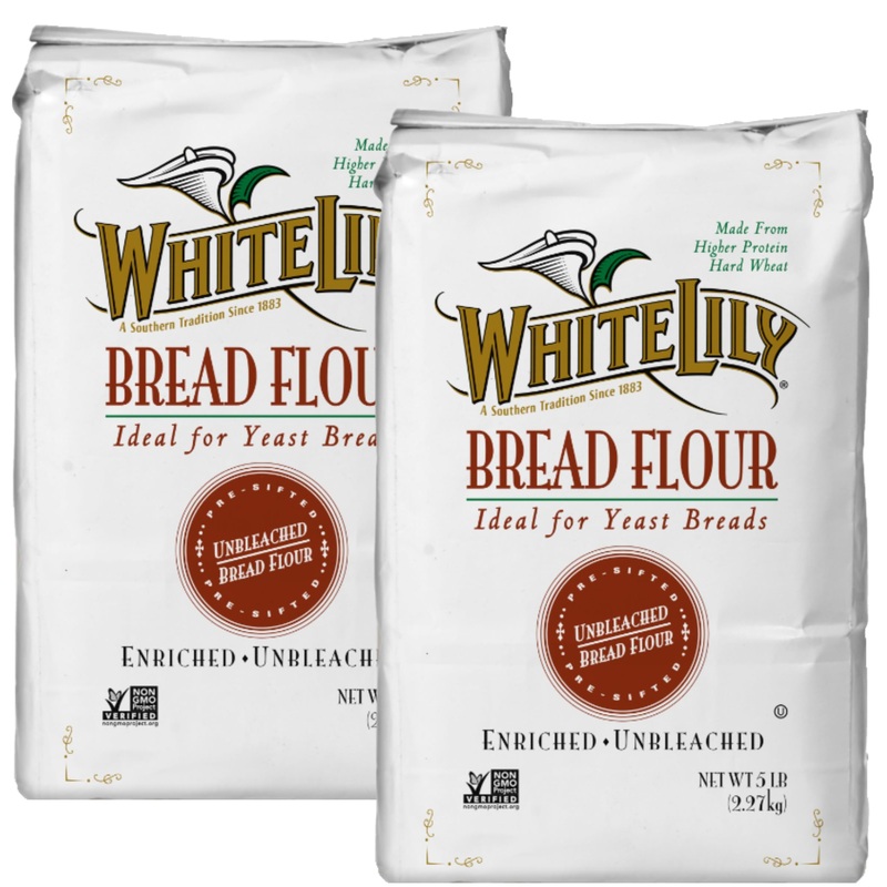 White Lily Bread Flour, 5 Lb Bag (Pack Of 2)