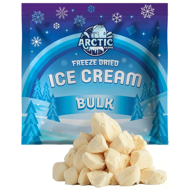 Arctic Farms Freeze Dried Ice Cream Bits Bulk - Does Not Melt (Tiramisu) (1Lb)