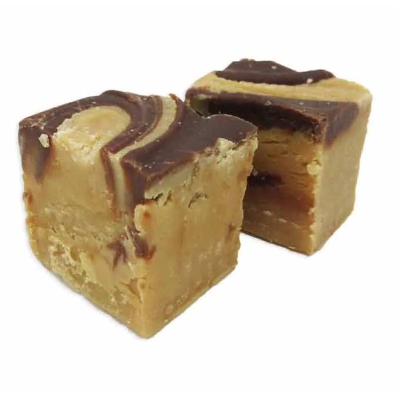 Asher's Peanut Butter Swirl Chocolate  Fudge: 6LB Box