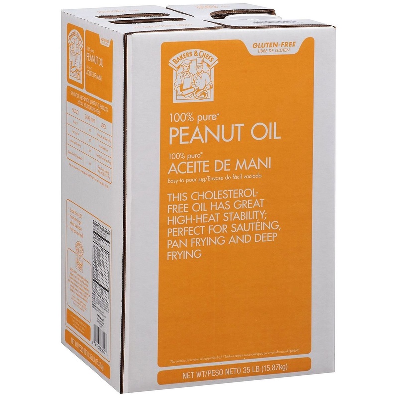 Bakers And Chefs 100% Peanut Oil, 35 Pound