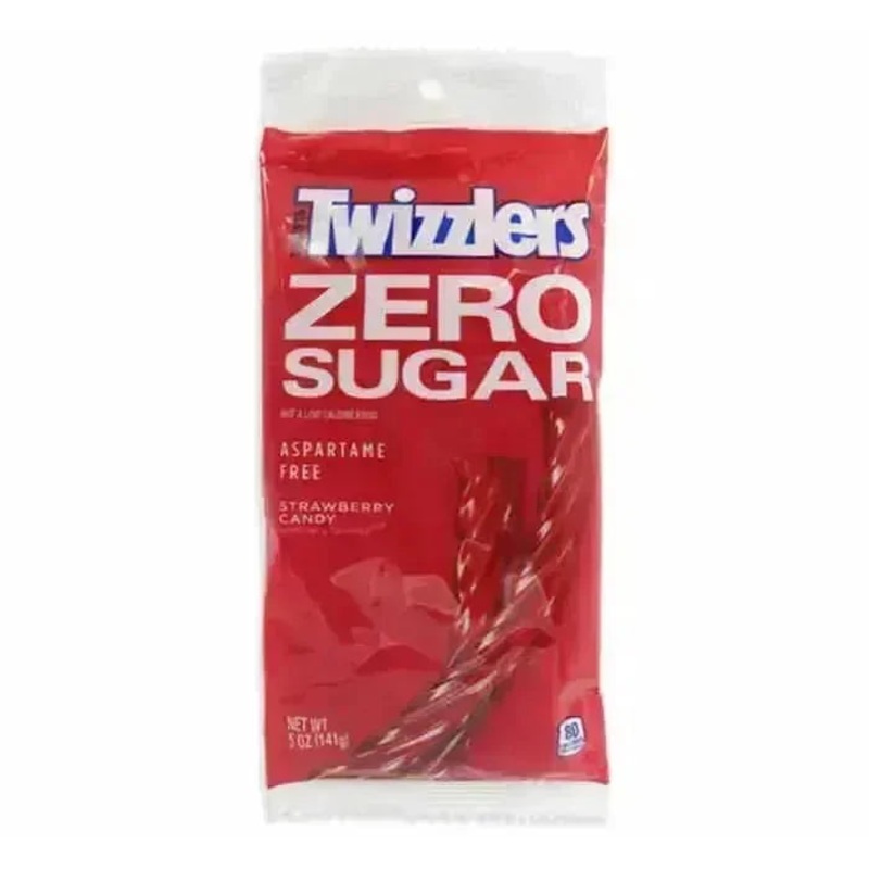 Twizzlers Sugar Free Strawberry Licorice Twists: 3.75LB Case
