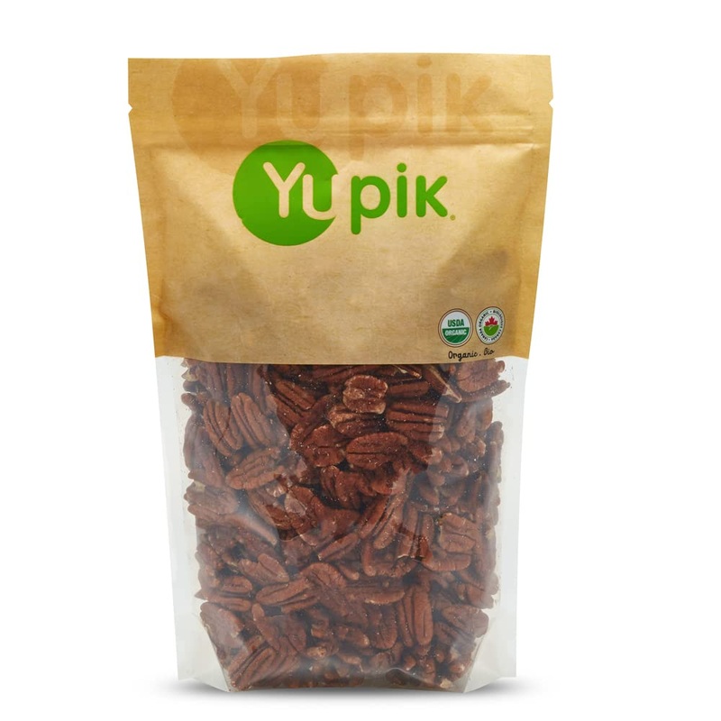 Yupik Organic Raw Pecans, 2.2 Lb (35.2 Oz), Pack Of 6, Kosher, Gluten-Free, Non-Gmo, Vegan, Raw Nuts, Unsalted, Unroasted, Oil-F